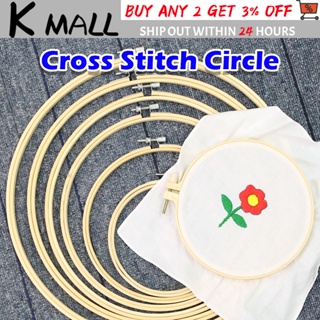 10 Pieces Embroidery Hoop Bamboo 4/5/6 Inch Embroidery Frame for