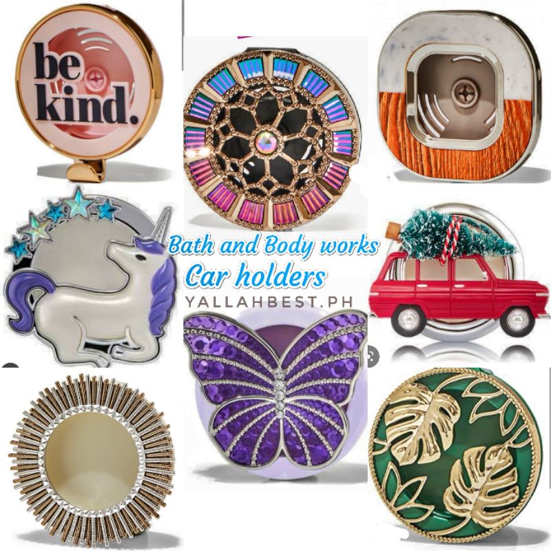 Bath & Body Works Car Air Fresheners (Visor Clip and Vent Clip) and Car