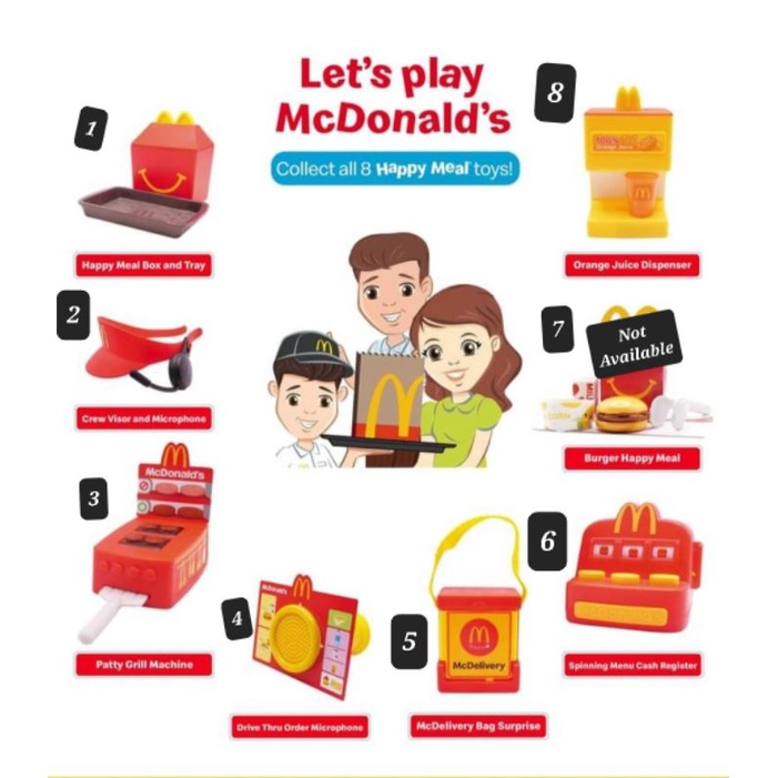 McDonalds Happy Meal Pretend Play Toys Shopee Philippines