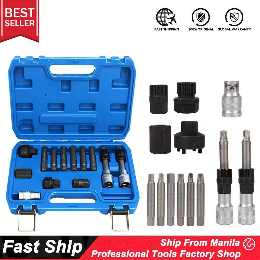 13 Pcs Alternator Pulley Tool Kit Alternator Tool Set / Repair