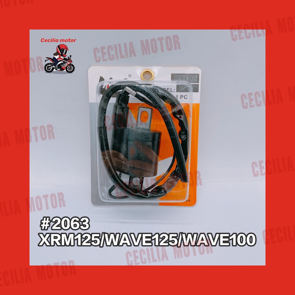 MOTORCYCLE IGNITION COIL UNIVERSAL SUZUKI DIO GY6 XRM110 XRM125/WAVE