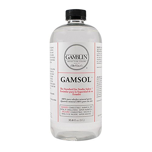 ORIGINAL GAMBLIN Gamsol Odorless Mineral Spirits (100 Pure Painting