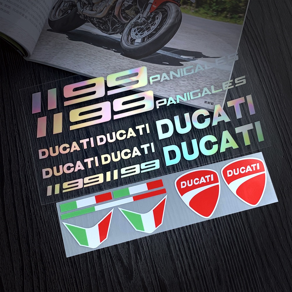 DUCATI Motorcycle Stickers Letters Personality Online Window Ducati Car ...