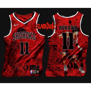 Buy Slam Dunk - Shohoku School Basketball Team Red Jersey (15+ Designs) -  T-Shirts & Tank Tops