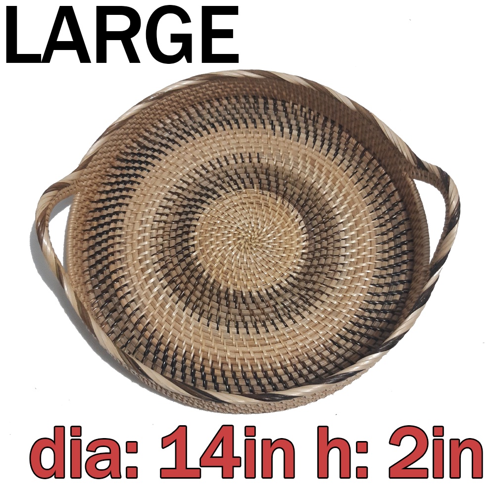 FRUIT TRAY/ Serving Tray Rattan (Ratan) Boxes organizer Many Designs to