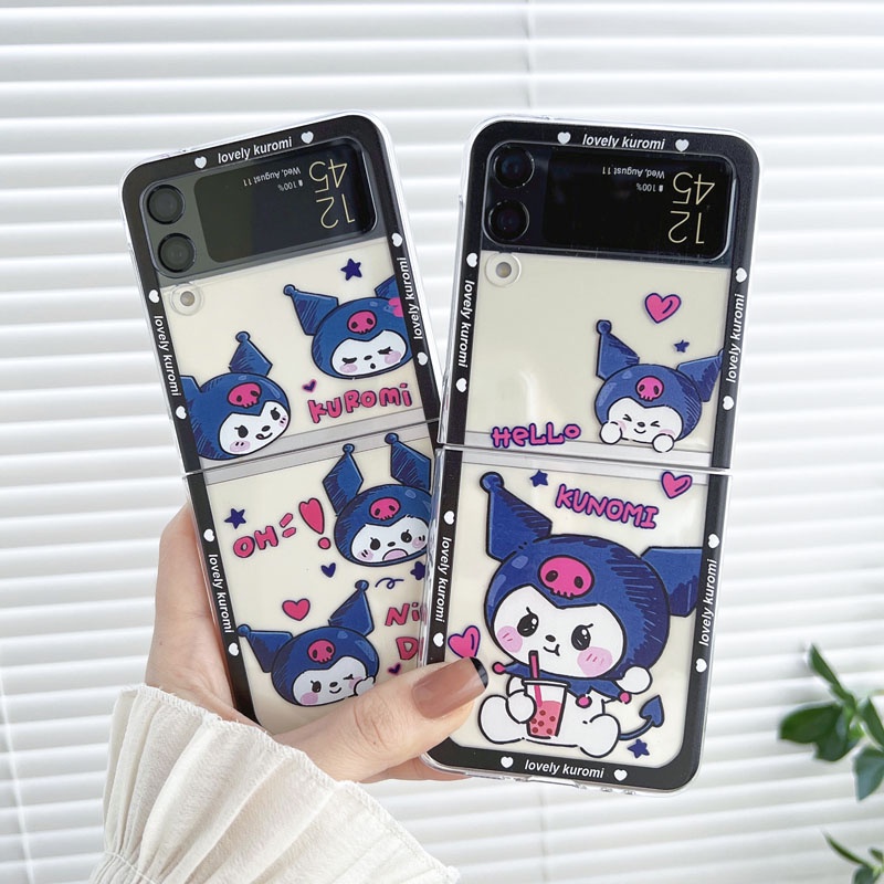 Cartoon Case for Samsung Galaxy Z Fold Flip 4 3 2 1 Clear Silicone