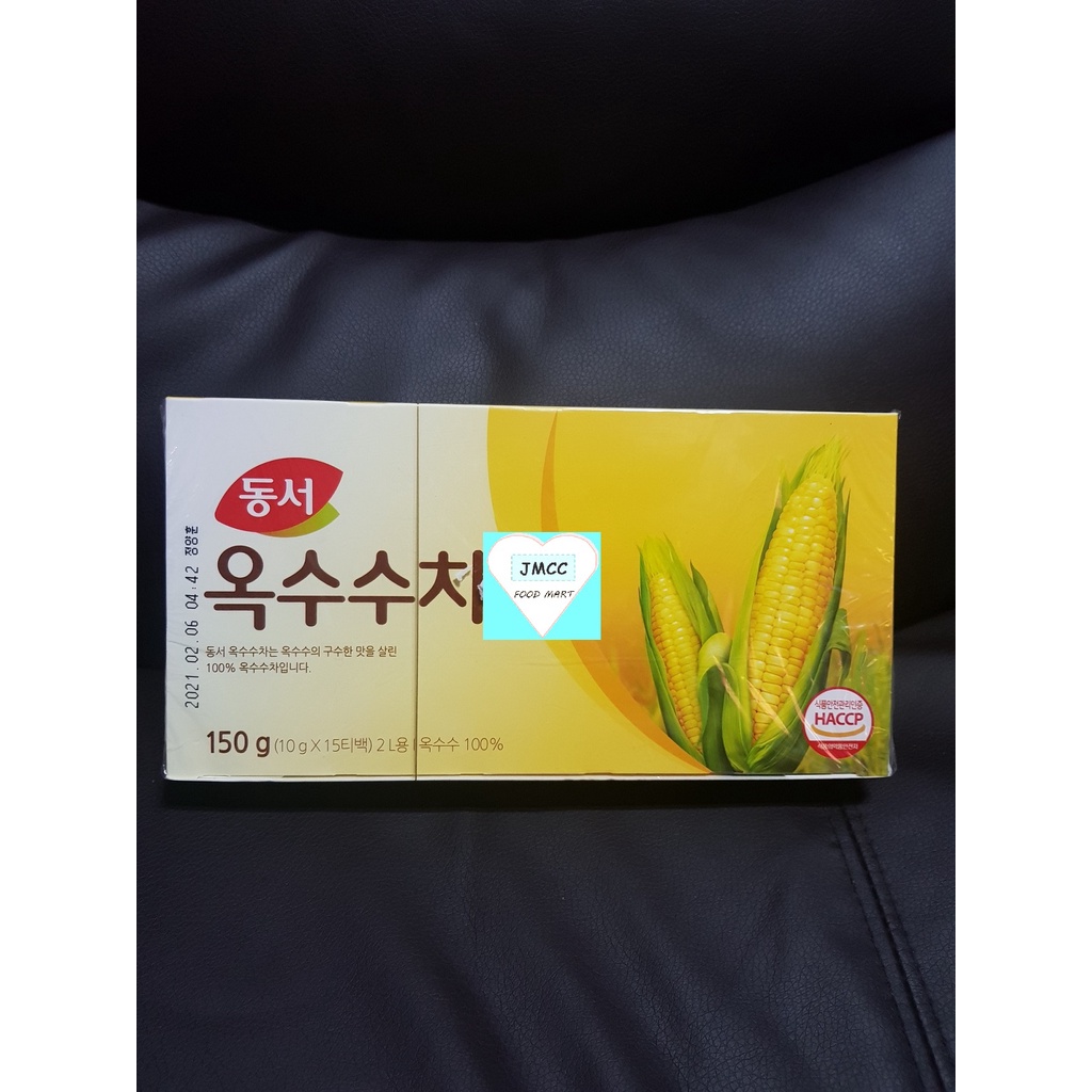 Korean Corn Tea Bags 150g 10g x 10 teabags OKSUSU CHA Korean Foods