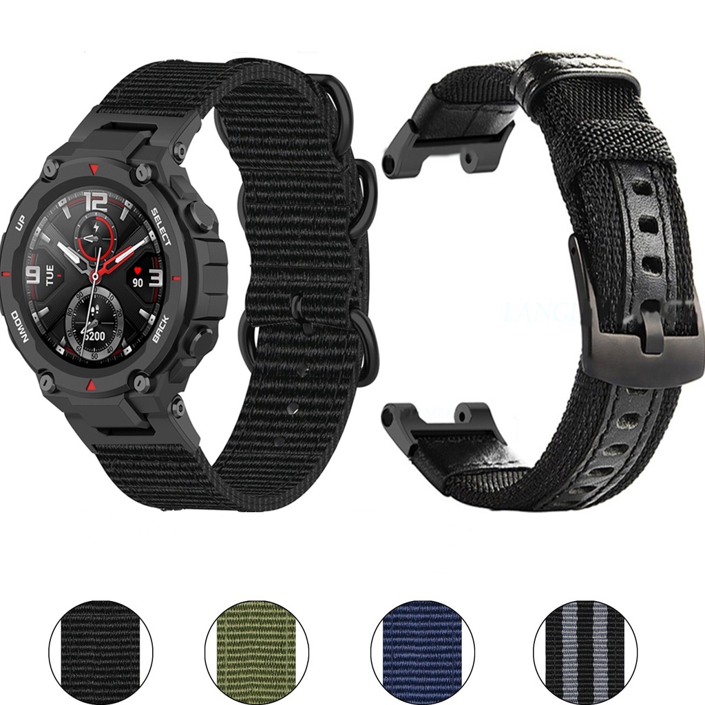 Nylon Canvas Strap For Amazfit T Rex2 Smart Watch Band Sports Bracelet For Amazfit Trex T Rex Pro Correa Wristband Shopee Philippines