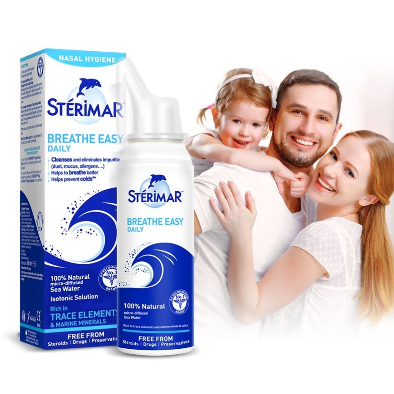 Sterimar 100ml Nasal Spray for Adult Nose Hygiene Allergy Salinase ...