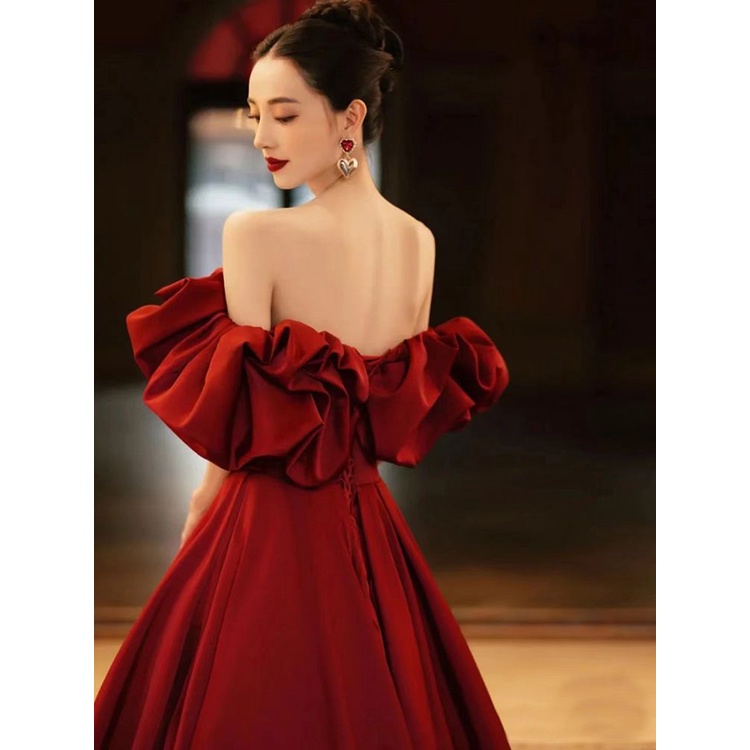 Shopee clearance red dress