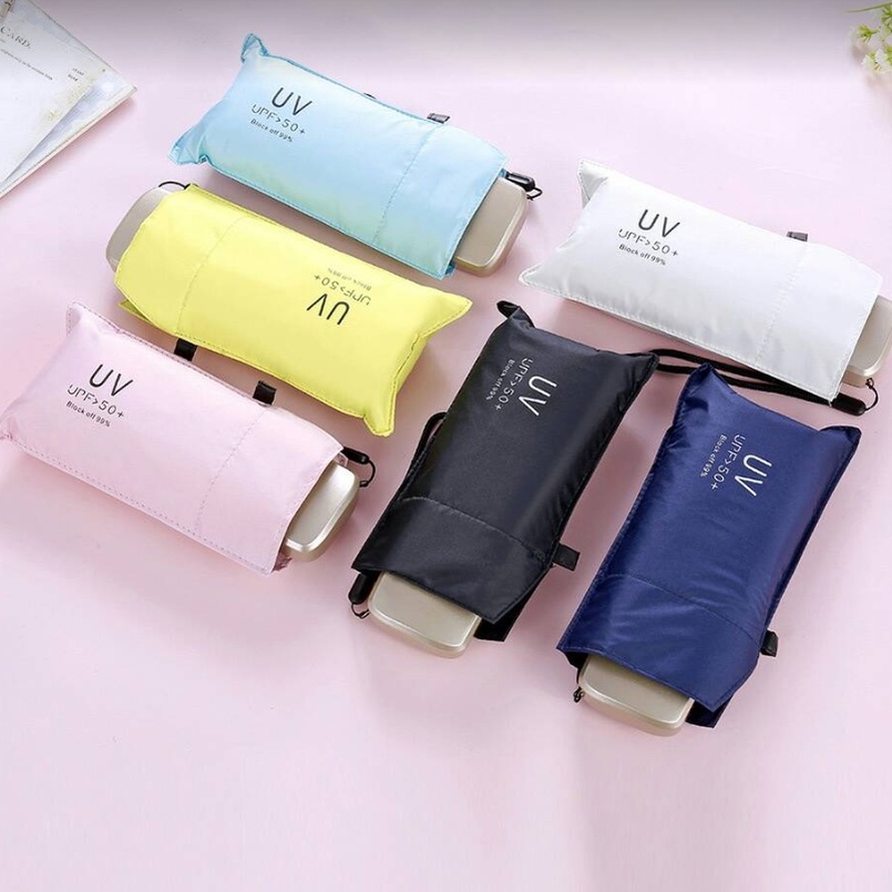 AIC Ultralight mini fivefold umbrella UV protection folding sunshade
