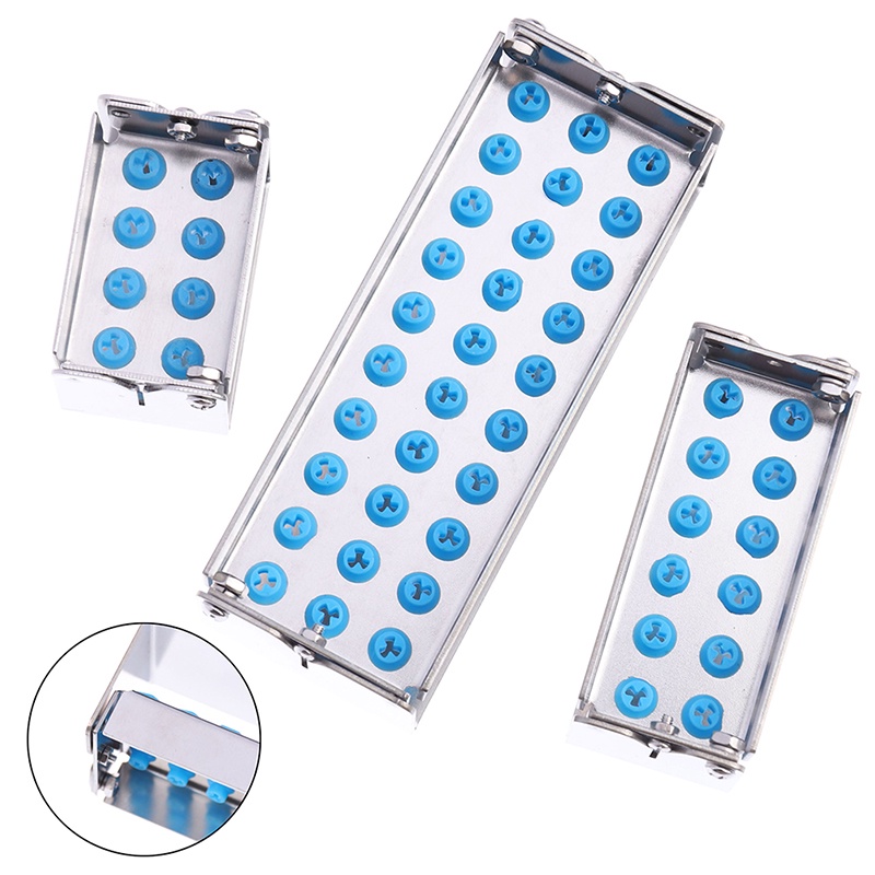 8/12/30 Hole Disinfection Box Autoclave Sterilizer Case For Burs Endo ...