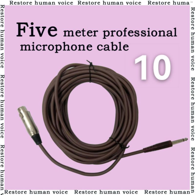 UNIVERSAL Microphone Wire High Quality Heavy Duty Fit For All Brand Microphone Shopee Philippines