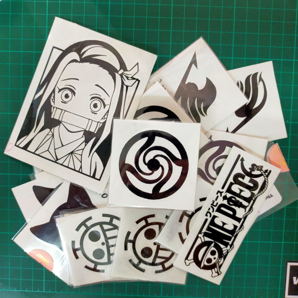 ANIME EDITION CAR STICKER limited size | Shopee Philippines