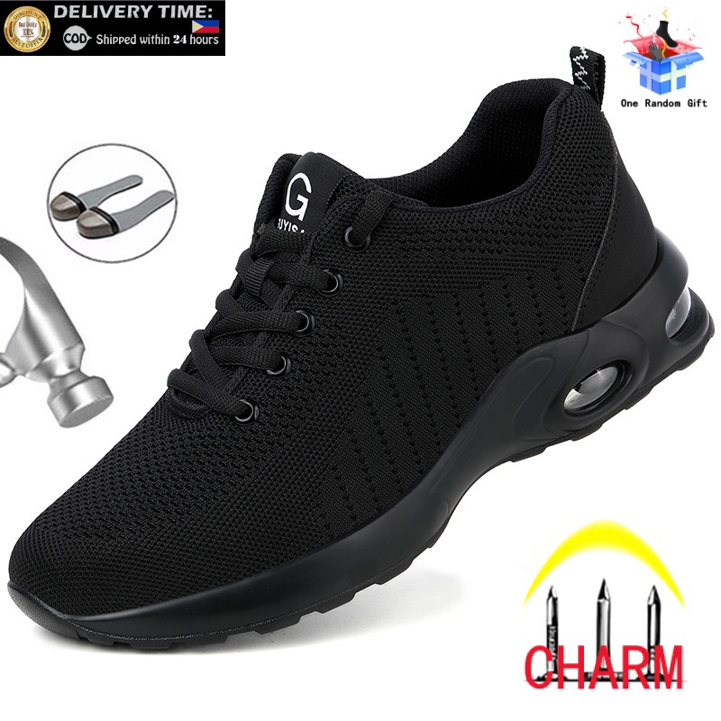 【original】[Ultra light] safety shoes for men Steel Toe Shoes Anti