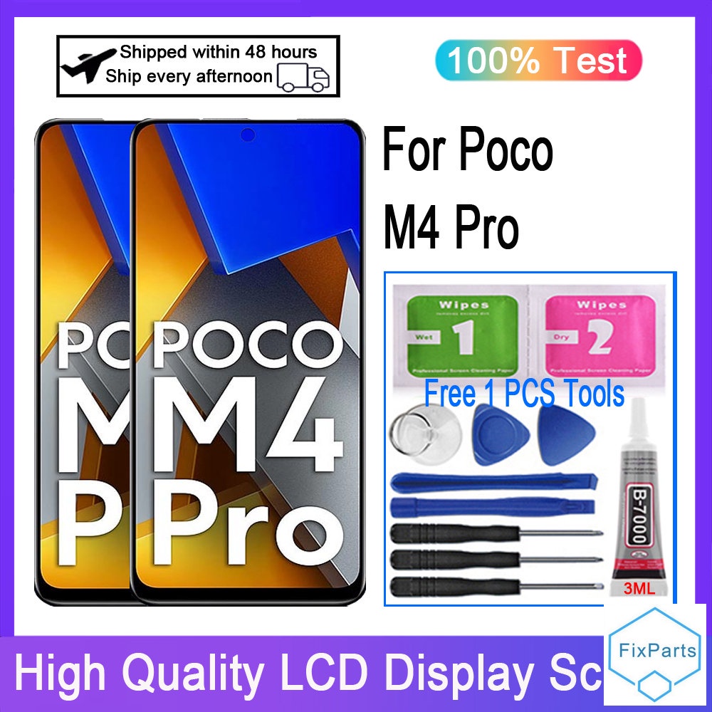 AMOLED For Xiaomi Poco M4 Pro 4G 2201117PI 2201117PG MZB0B5VI LCD ...