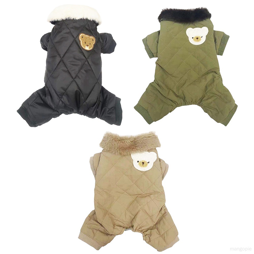 New High Beauty Korean Pet Clothes Winter Clothing Pet Cold Proof Four