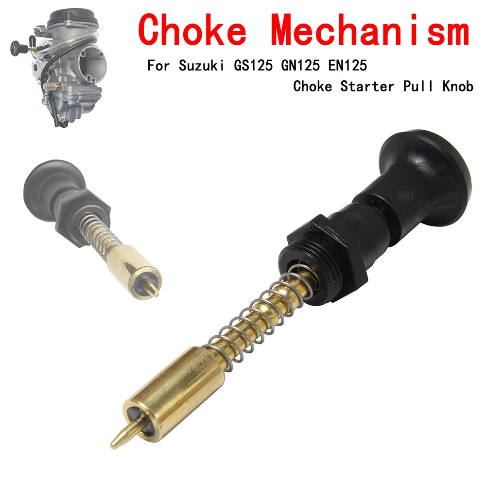 Choke Switch Black Motorcycle Carburetor Throttle Valve Assembly
