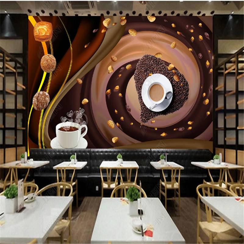 Custom Rotating Spiral Coffee Shop Tea Restaurant Industrial Decoration ...