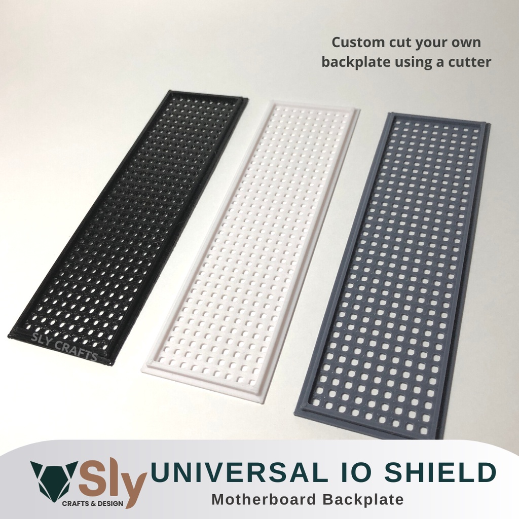 Universal IO Shield used for backplate of Motherboard | Shopee Philippines