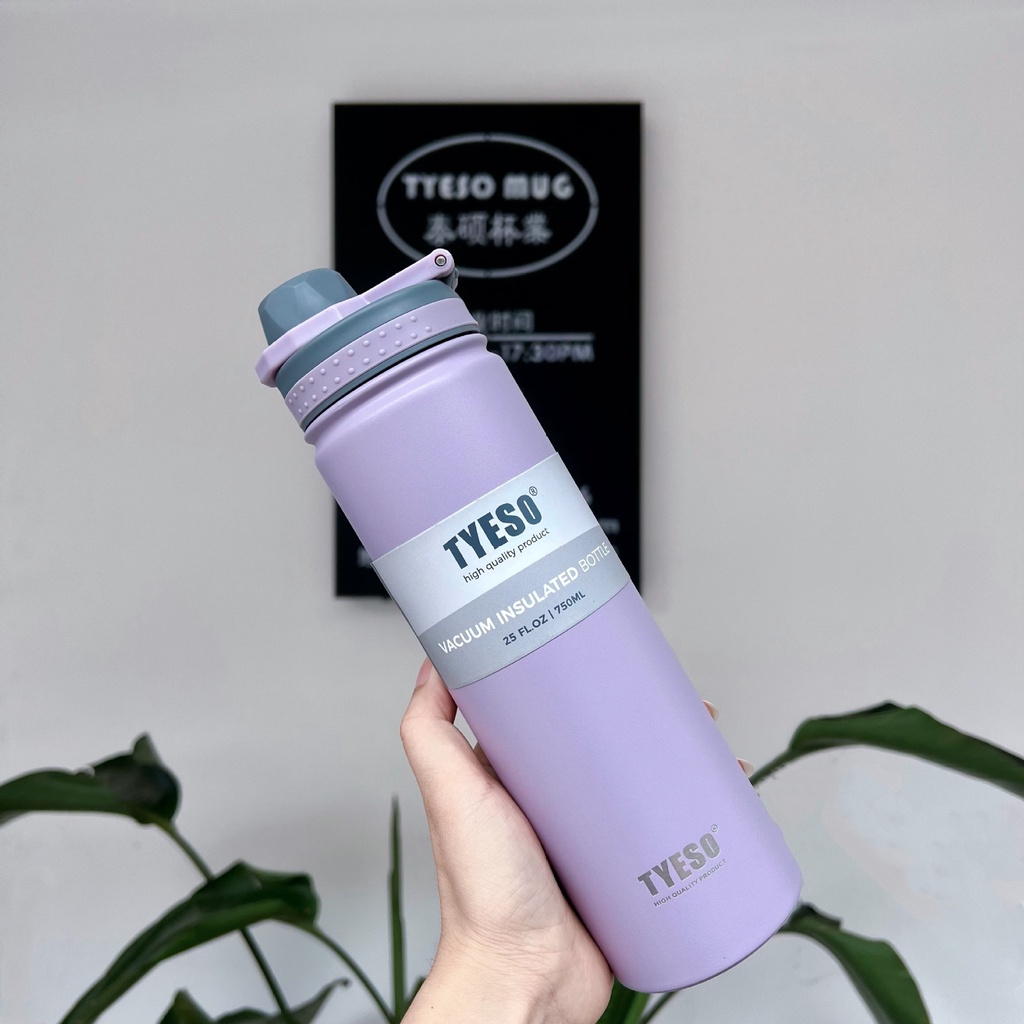 Original Tyeso Vacuum Flask Insulated Tumbler Hot And Cold Thermoflask