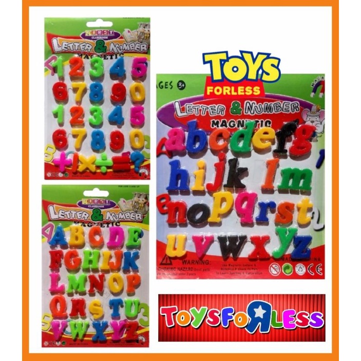Magnetic Letter and Numbers Educational Montessori Learnng Plays ...