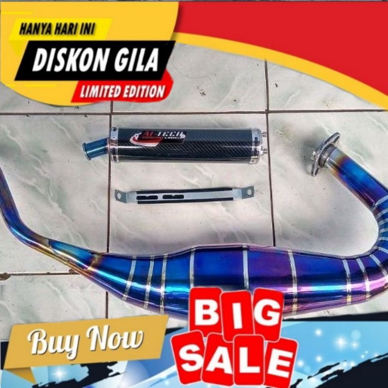Aitech RACING RAINBOW Cobra Exhaust FULL NINJA R RR SS. | Shopee ...