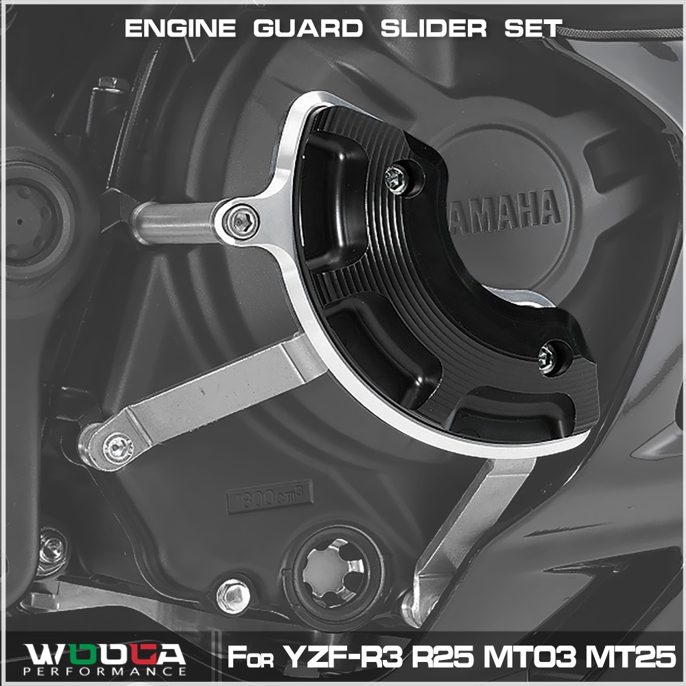 Engine Guard Slider Set For YAMAHA YZF R3 R25 MT03 MT25 Fairing Frame