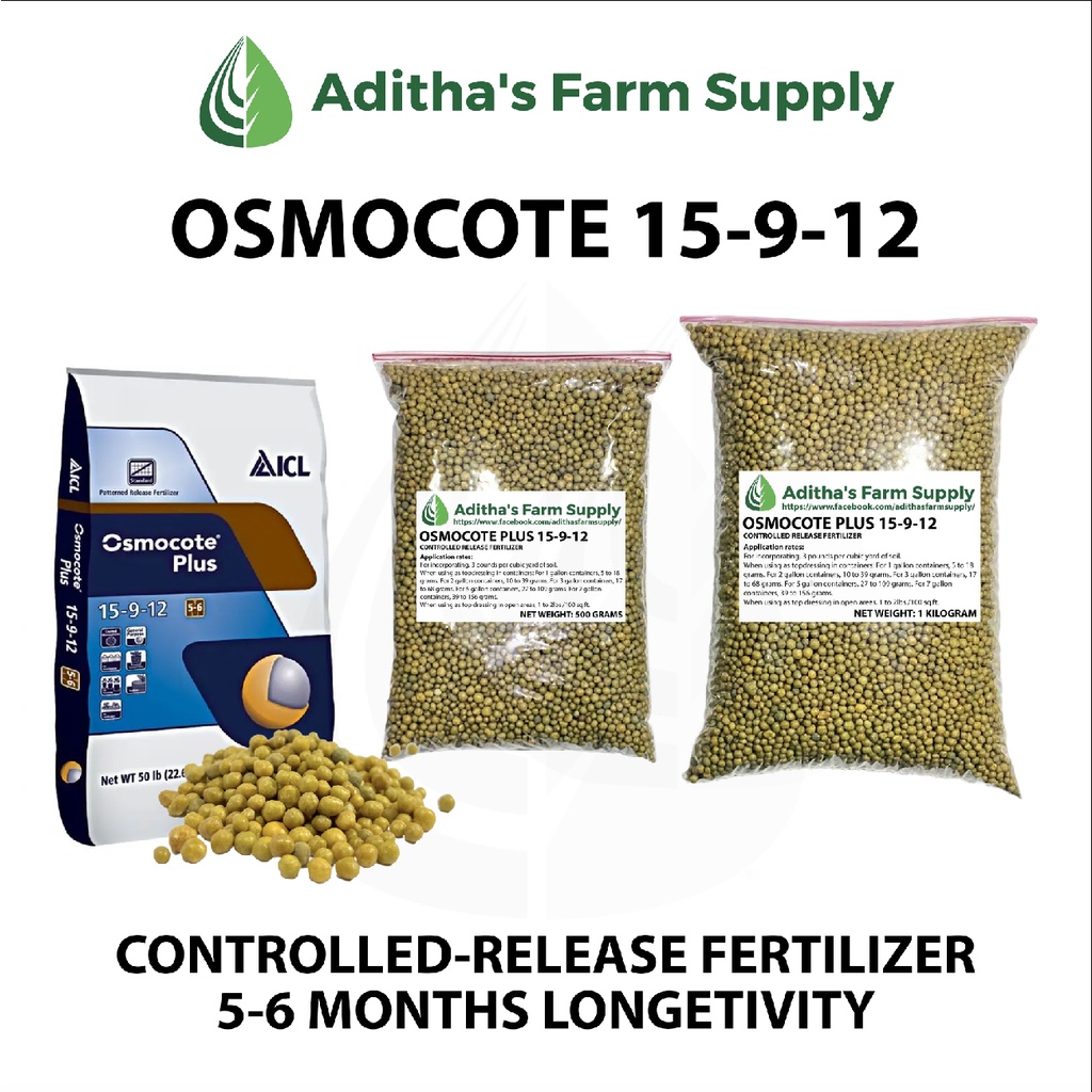 Osmocote Plus 15-9-12 Controlled Release Fertilizer (5-6 months ...