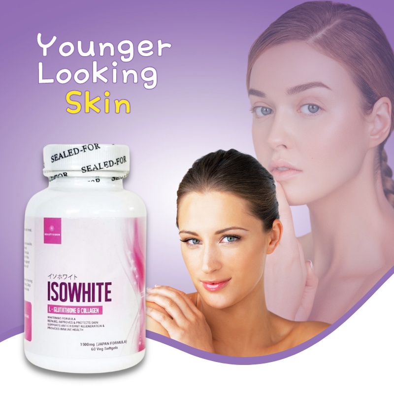 Isowhite L-Glutathione & Collagen | Removes Dark Spots Pinkish White ...