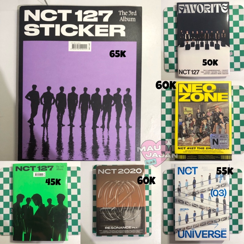 Album ONLY NCT 2020 NCT 2021 NCT 127 FAVORITE RESONANCE NEOZONE N VER ...