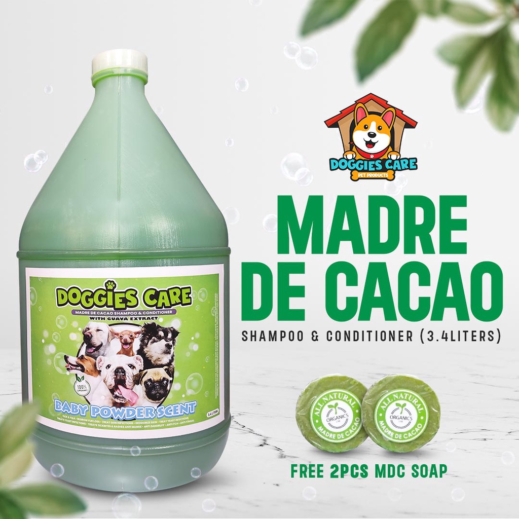 Madre de Cacao Shampoo & Conditioner with Guava Extract Baby Powder