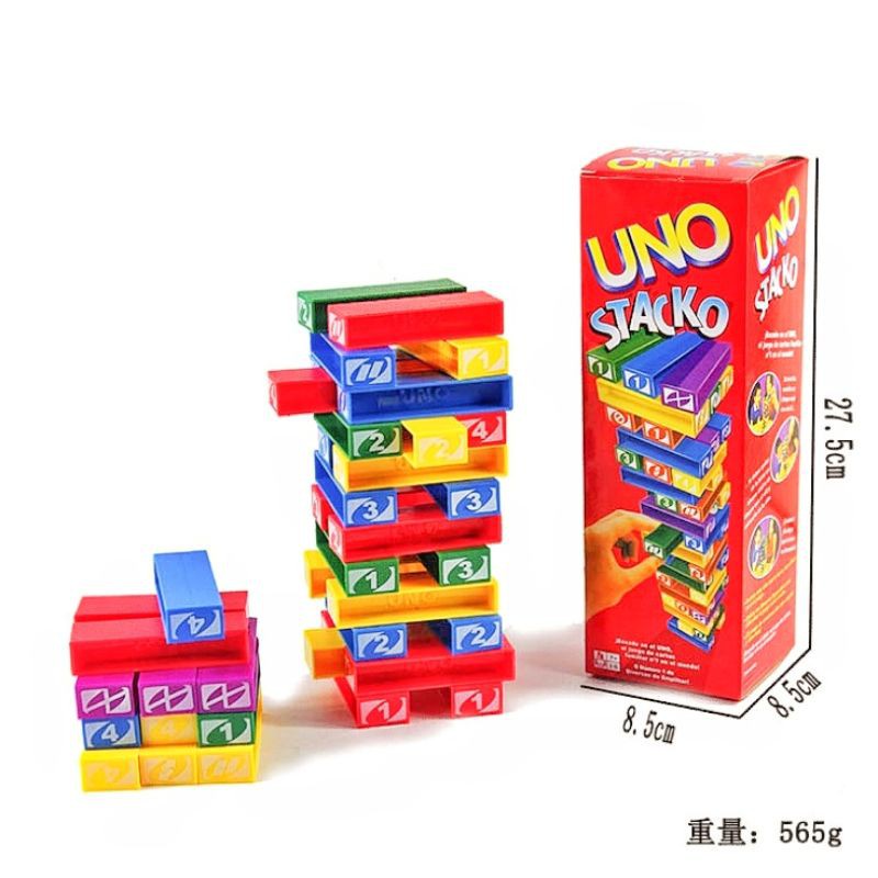 UNO Cards UNO Stacko board game Jenga family games multiplayer puzzle