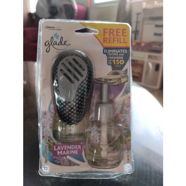 GLADE CAR AIR FRESHENER (UP TO 150 DAYS) WITH REFILL Shopee Philippines