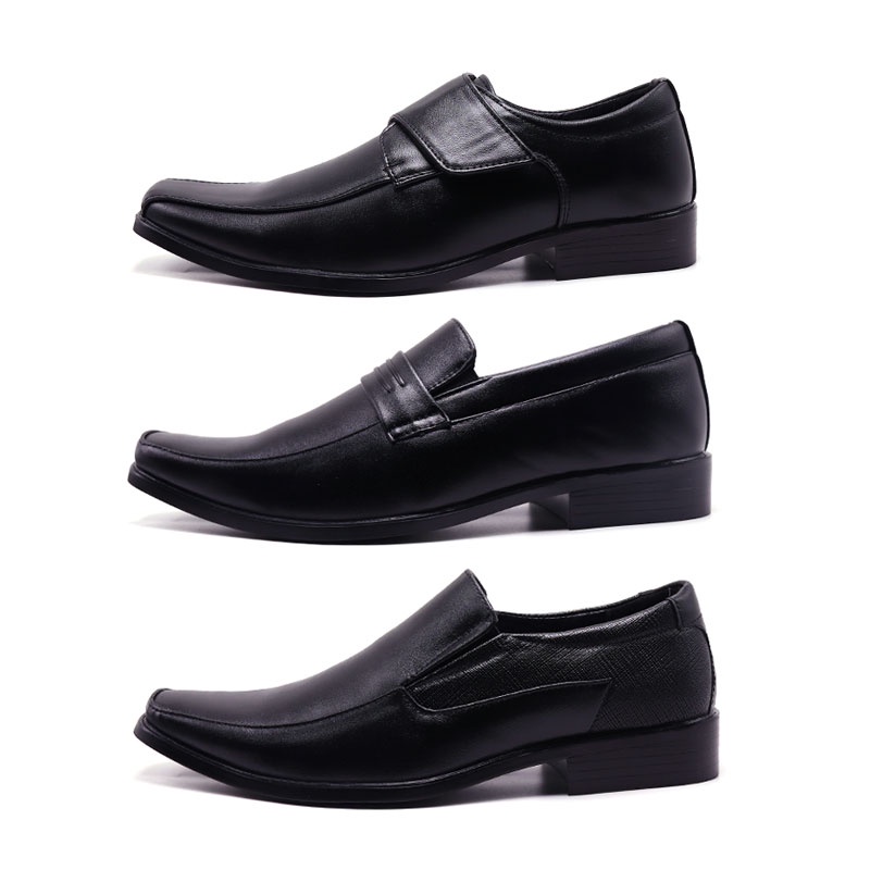 Mens Leather Black/School/Office/Formal/casual/Oxford Shoes | Shopee ...