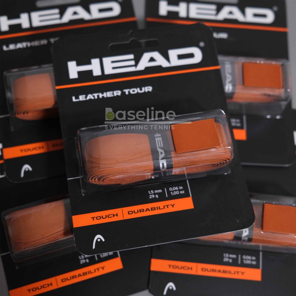 Original HEAD Leather Tour Tennis Replacement Grip - Tennis Racket ...