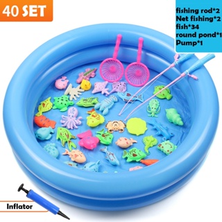 Inflatable Fish Fishing Child, Magnetic Fishing Toy Kids