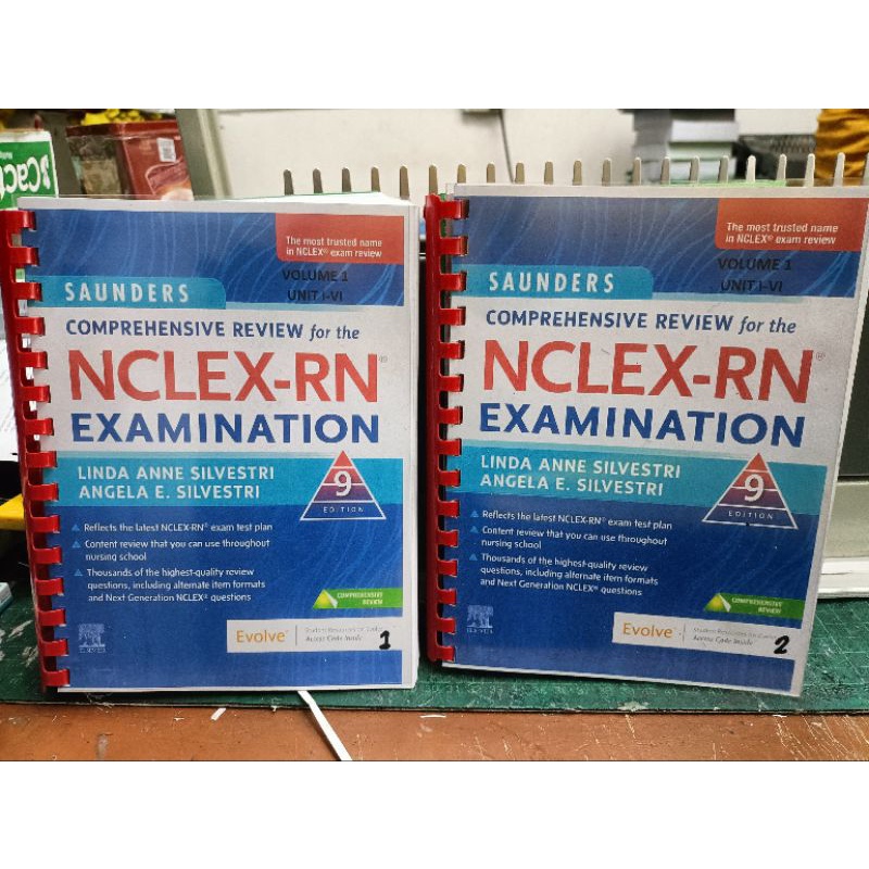 Saunders Nclex-rn Examination Comprehensive 9th Edition Vol 1n2 (On ...