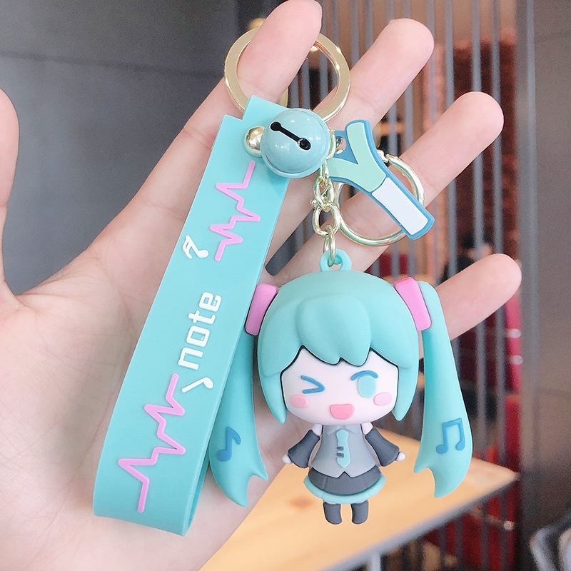 Hatsune Miku Keychain Anime Figure Pendant KeyBuckle Hatsune Miku Anime