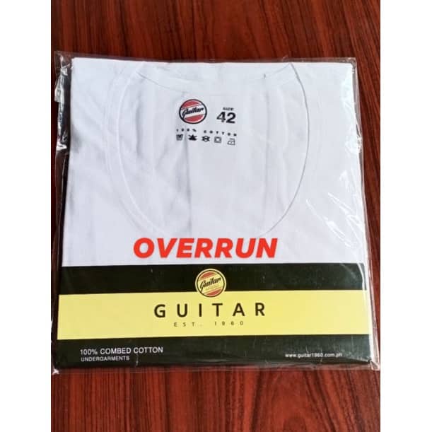 Guitar Men's De Hilo Tshirt Overrun Shopee Philippines