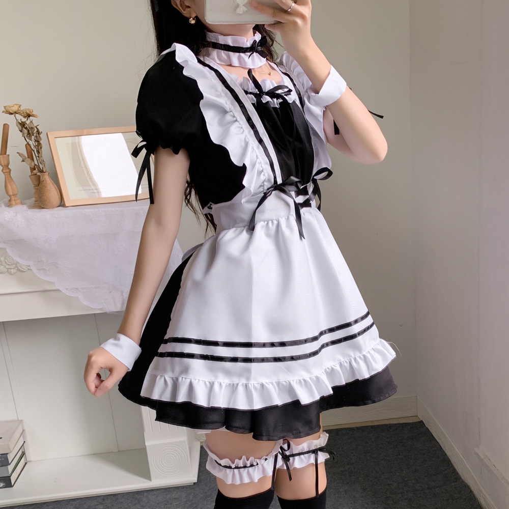 Cosplay Costume Cute Maid Dress Apron Lolita Sexy Sweetie Uniform ...