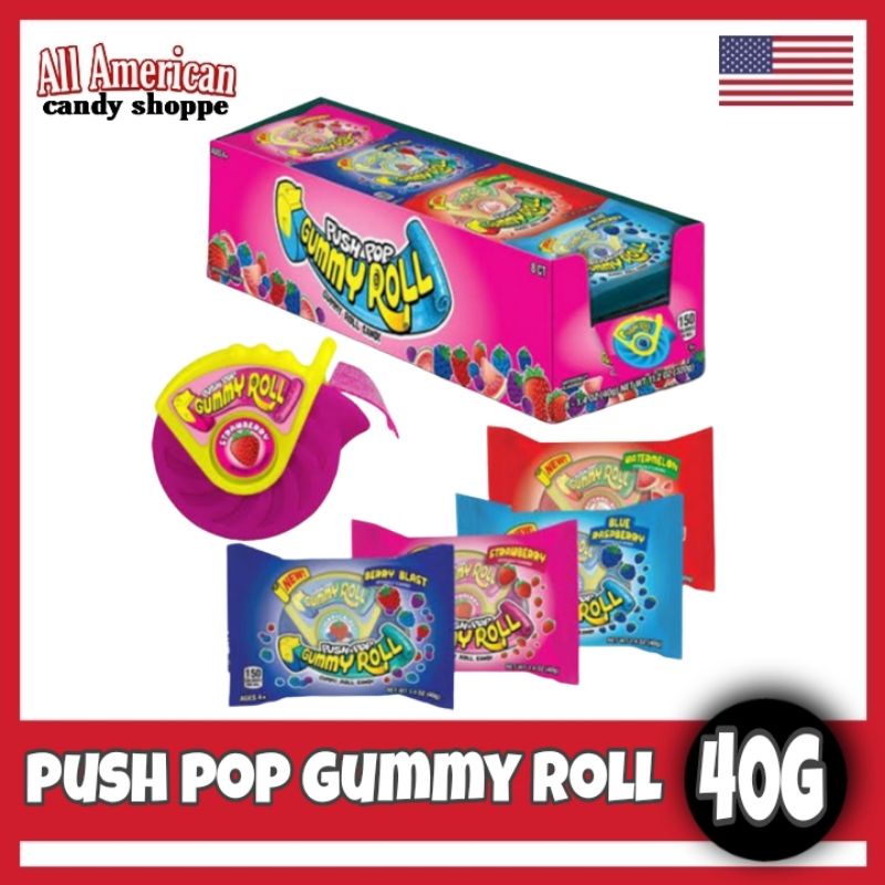 Push Pop Gummy Roll Candy Shopee Philippines