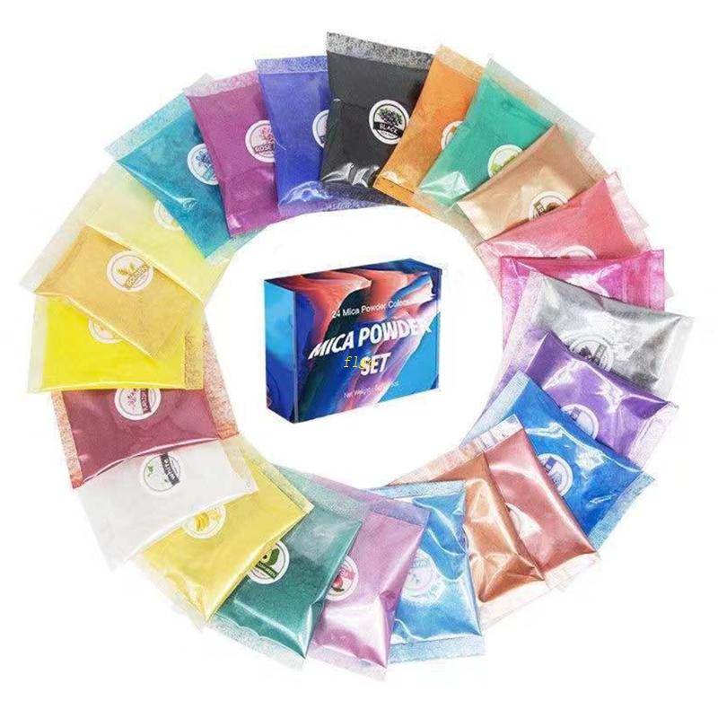 flgo DIY Jewelry Crafts Natural Mica Mineral Powder Epoxy Resin Dye for