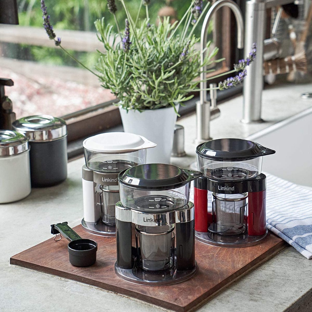 Automatic Pour Over Coffee Maker Stainless Steel Filter Drip Gourmet