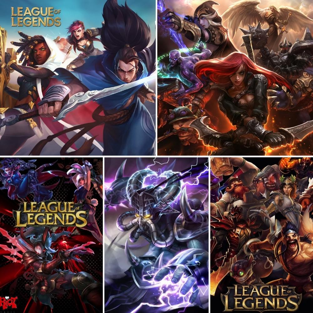 LOL League of Legends Posters A4 Size | Shopee Philippines
