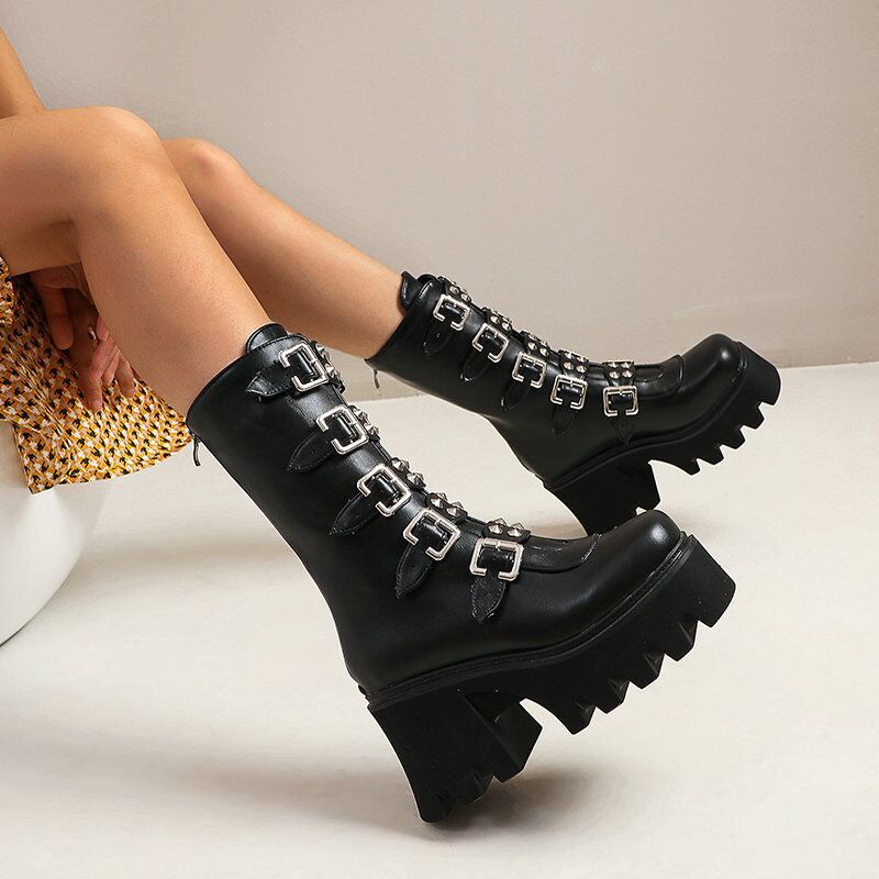 snow boots with zipper