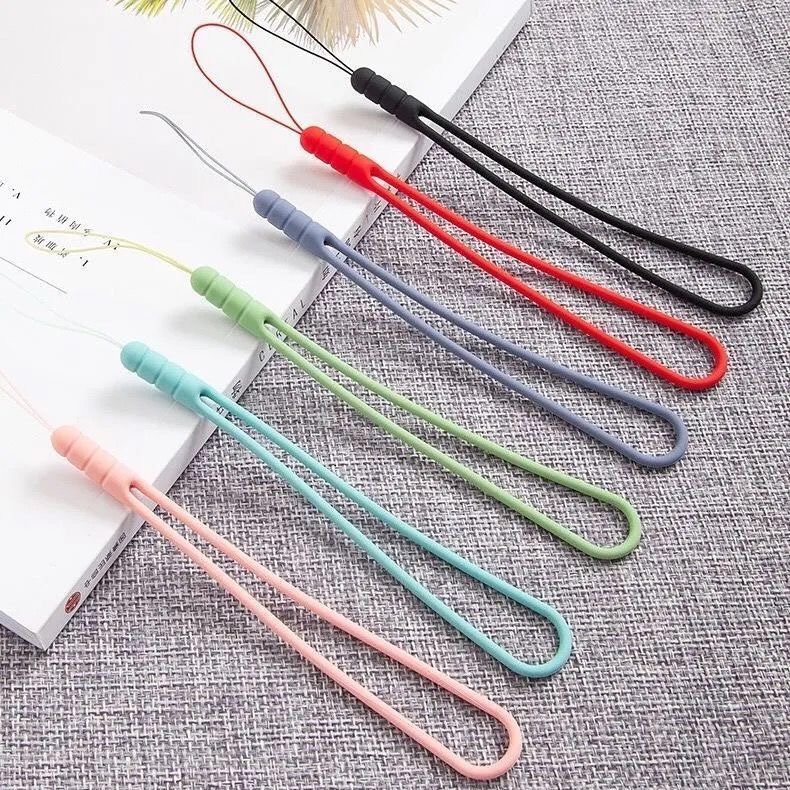 Universal Hand Wrist Strap Liquid Silicon Lanyard Anti-fall Pendant ...