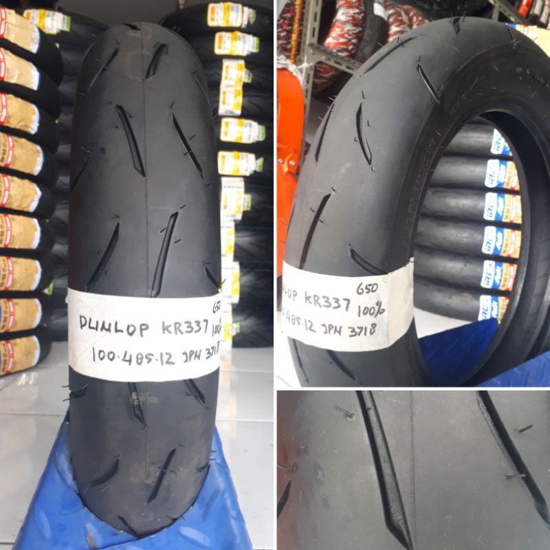 Dunlop Racing Tire KR337 100.485.12 Rim 12 For Drag Race, Road Race ...