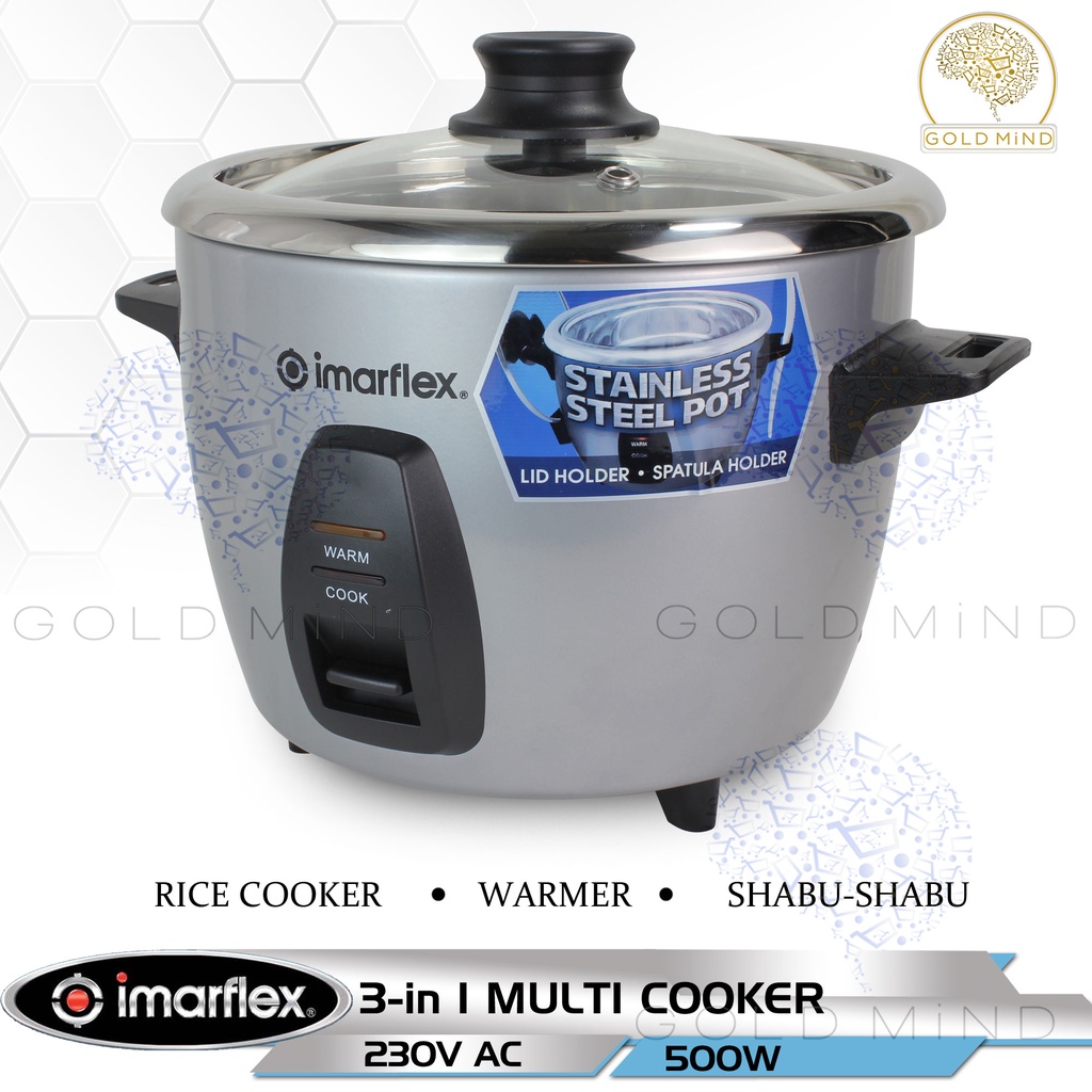 Imarflex Rice Cooker 3 in 1 MultiCooker 1.5 Liters Shopee Philippines