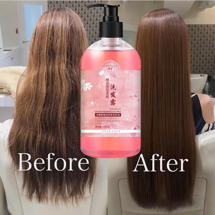 500ML Sakura Fragrance hair Shampoo anti dandruff shampoo Oil Control